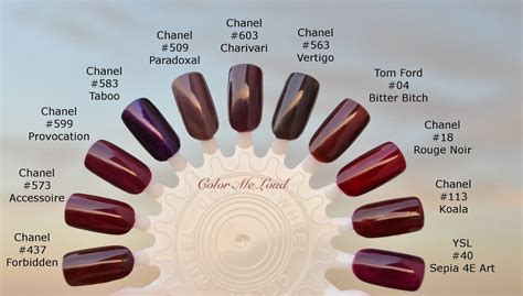 chanel nail polish for dark skin|Chanel nails color chart.